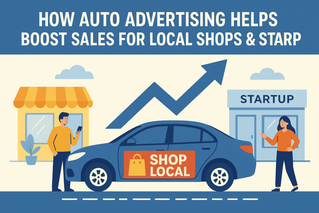 How Auto Advertising Helps Boost Sales for Local Shops & Startups